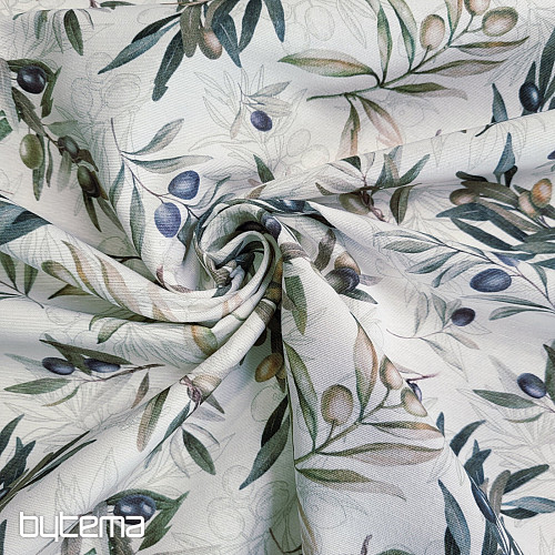 Tkanina dekoracyjna ARBEQUINA OLIWKI