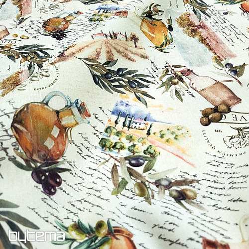 Tkanina dekoracyjna OLIVY FARGA