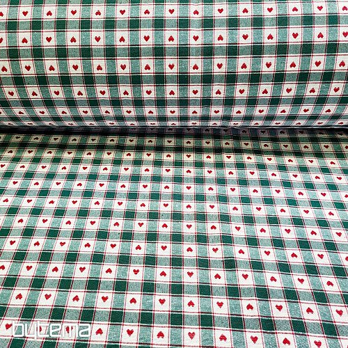 Tkanina dekoracyjna MAXI CORET zielona