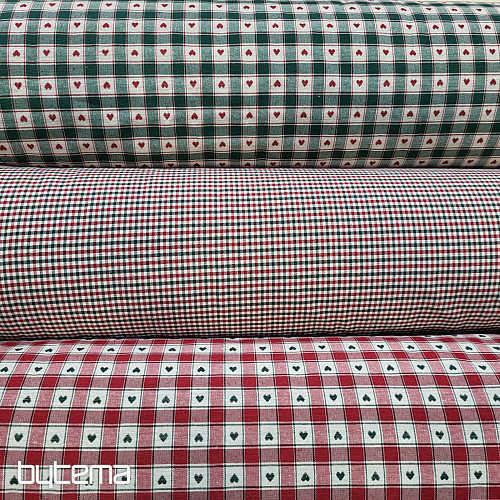 Tkanina dekoracyjna MAXI CORET zielona