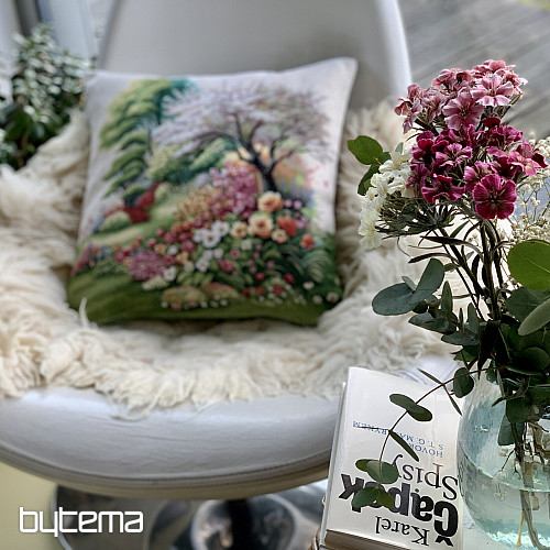 Poszewka na poduszkę z gobelinu MARTWA NATURA W PARKU