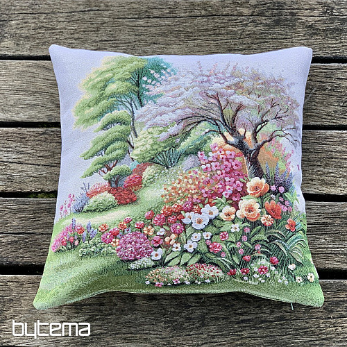 Poszewka na poduszkę z gobelinu MARTWA NATURA W PARKU