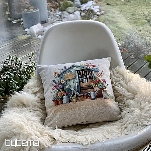 Poszewka na poduszkę z gobelinu SZAPA OGRODOWA