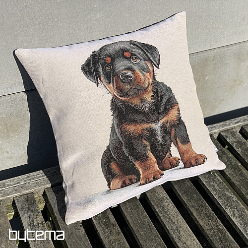 Poszewka na poduszkę gobelinową SZCZENIĘ ROTTVEILERA