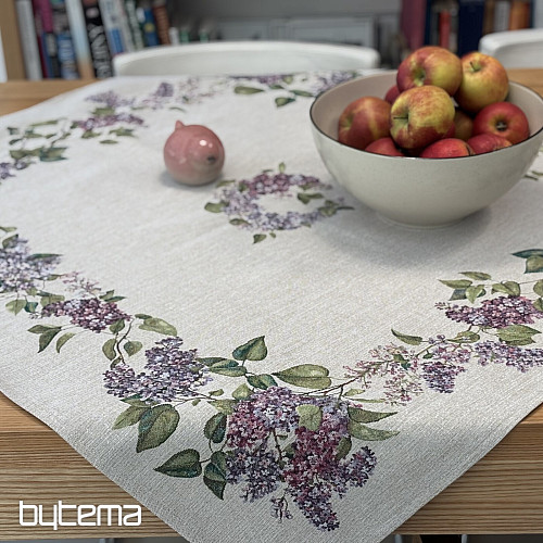 Obrus gobelinowy i szalik LILAC