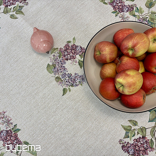 Obrus gobelinowy i szalik LILAC