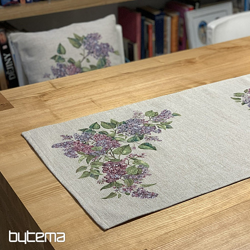 Obrus gobelinowy i szalik LILAC