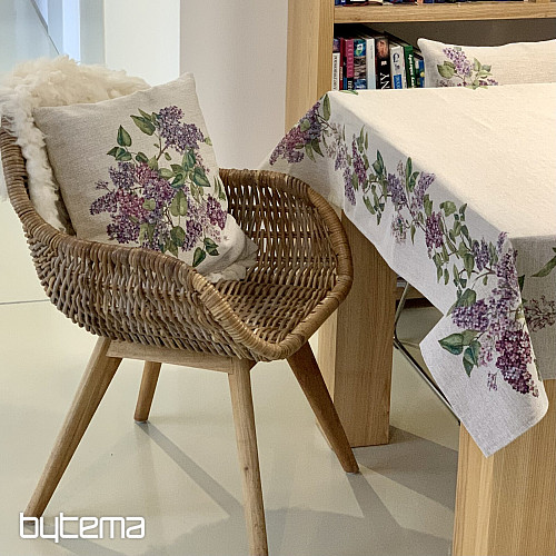 Obrus gobelinowy i szalik LILAC