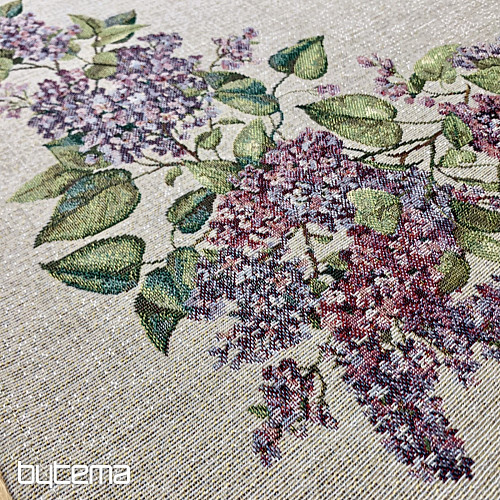 Obrus gobelinowy i szalik LILAC