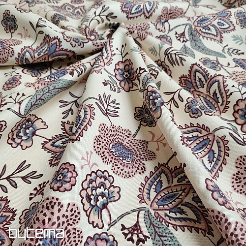 Tkanina bawełniana KWIATY BOHO