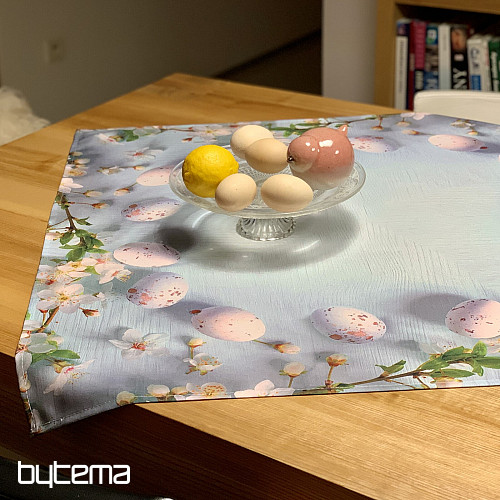 Obrus i szalik WIELKANOC z kwiatami