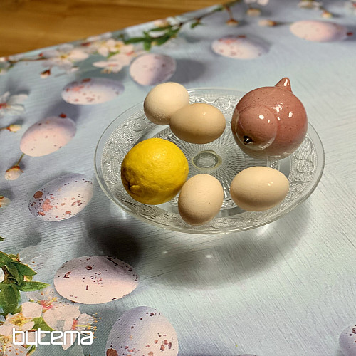 Obrus i szalik WIELKANOC z kwiatami