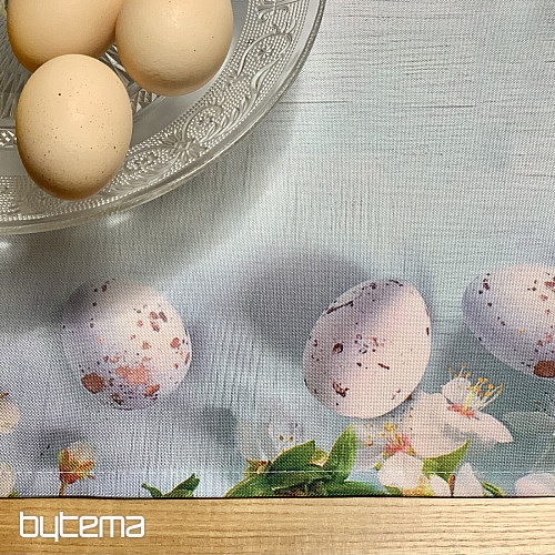 Obrus i szalik WIELKANOC z kwiatami