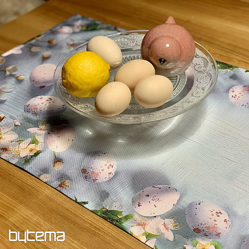 Obrus i szalik WIELKANOC z kwiatami