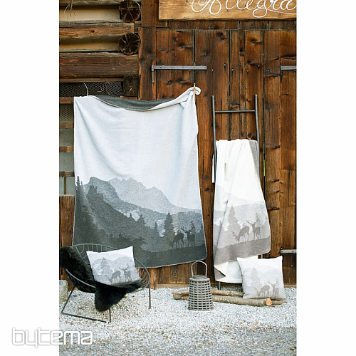 Pokrywa dekoracyjna DF JELEN SILVRETTA brązowa