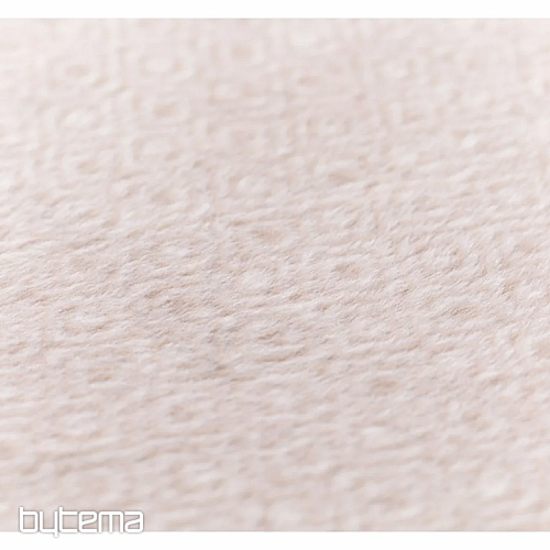 Kocyk VIENNA ECRU z frędzlami