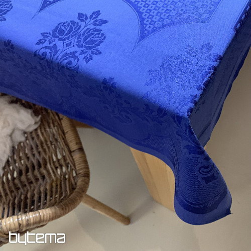 Obrus DAMASK granatowy 130 x 230