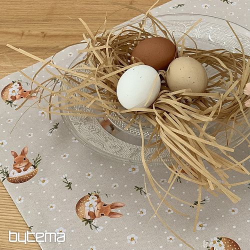 Obrus i szalik wielkanocny KRÓLICZEK NELA