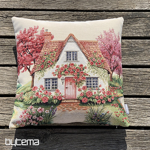 Poszewka na poduszkę z gobelinu BLOOMING HOUSE