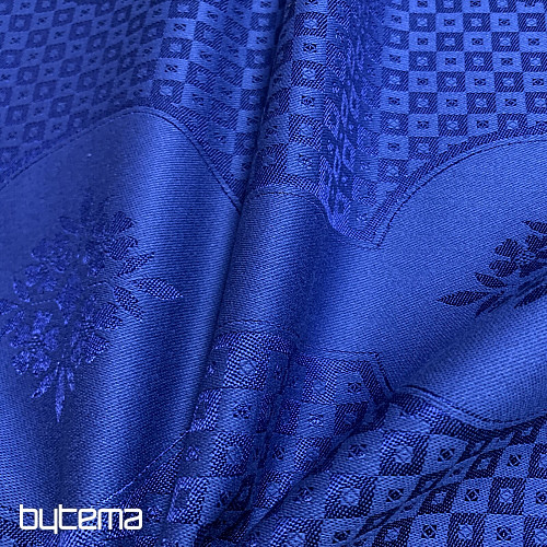 Obrus DAMASK granatowy 140 x 220