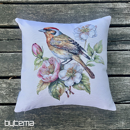 Poszewka na poduszkę z gobelinu ZŁOTA RYBKA NA JABŁONI