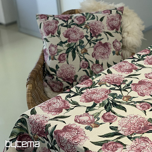 Obrus i szalik PIWONIE