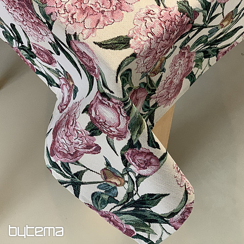 Obrus i szalik PIWONIE