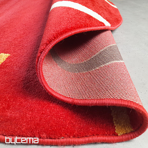 Dywan okrągły Figaro 200 x 200 cm czerwony