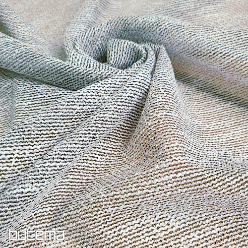 Zasłona luksusowa GERSTER 11882/0870 czarno-biała