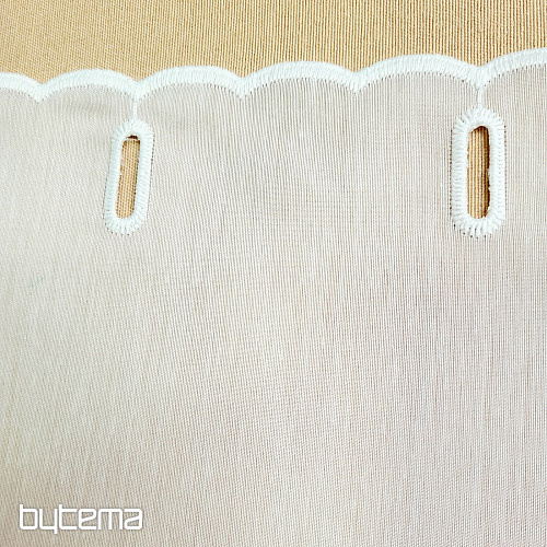 Zasłona do witrażu GERSTER 11885 kremowa