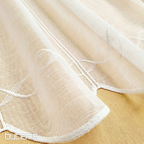 Zasłona do witrażu GERSTER 11883 biała