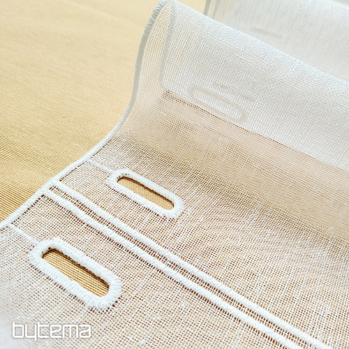 Zasłona do witrażu GERSTER 11883 biała