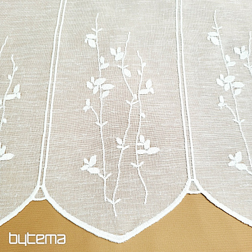 Zasłona do witrażu GERSTER 11886 kremowa