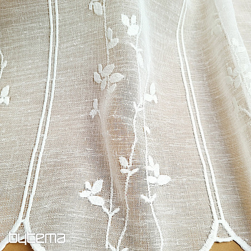 Zasłona do witrażu GERSTER 11886 kremowa