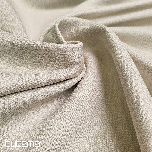 Luksusowa, monochromatyczna, designerska tkanina dekoracyjna GERSTER 7032/0870 BEŻ