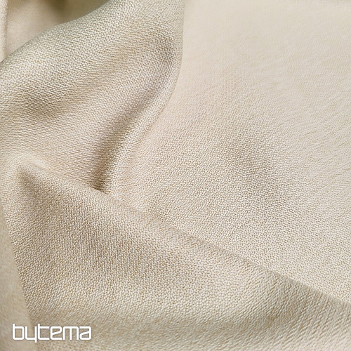 Luksusowa, monochromatyczna, designerska tkanina dekoracyjna GERSTER 7032/0023 BEŻ