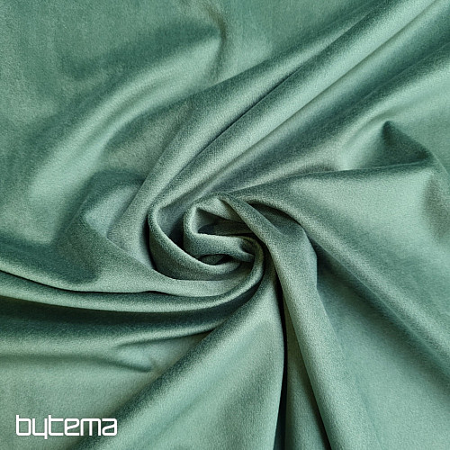 Luksusowa, monochromatyczna, designerska tkanina dekoracyjna GERSTER 77042/0500 ZIELONA