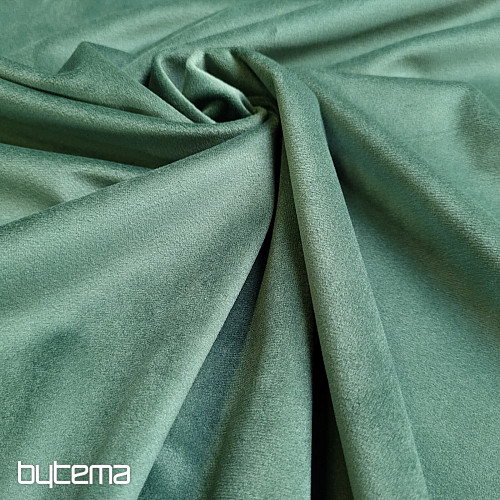 Luksusowa, monochromatyczna, designerska tkanina dekoracyjna GERSTER 77042/0500 ZIELONA