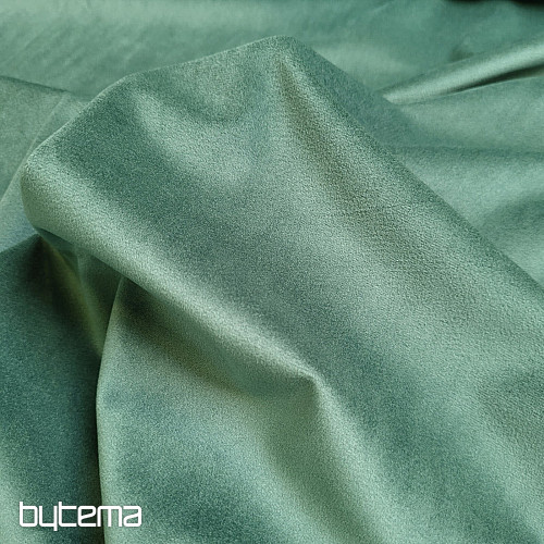 Luksusowa, monochromatyczna, designerska tkanina dekoracyjna GERSTER 77042/0500 ZIELONA