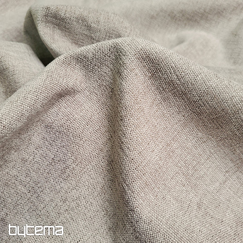 Luksusowa, monochromatyczna, designerska tkanina dekoracyjna GERSTER 77054/0040 JASNOSZARY