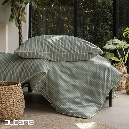 IRISETTE luksusowa satyna bawełniana TOKIO 8607-30 zielona