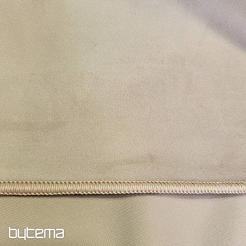 Luksusowa, monochromatyczna, designerska tkanina dekoracyjna GERSTER 77042/0023 jasnobeżowa