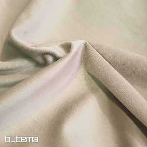 Luksusowa, monochromatyczna, designerska tkanina dekoracyjna GERSTER 77042/0023 jasnobeżowa