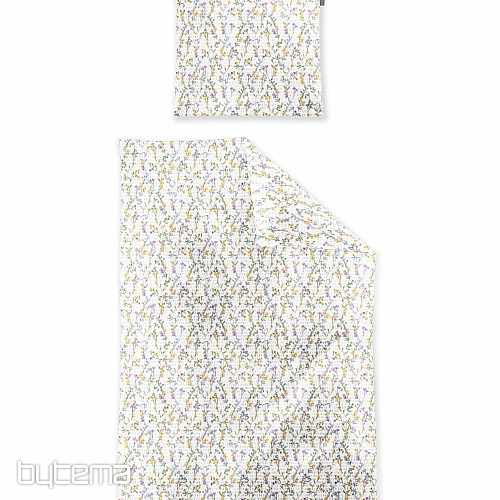 IRISETTE luksusowa miękka krepa EASY 8665-40 Żółte kwiaty