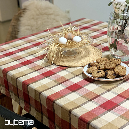 Obrus i szalik ATILA RED