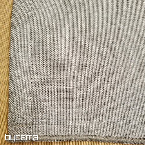 Gotowa zasłona dekoracyjna GERSTER DIM OUT 77005/840 SZARO-BEŻOWA