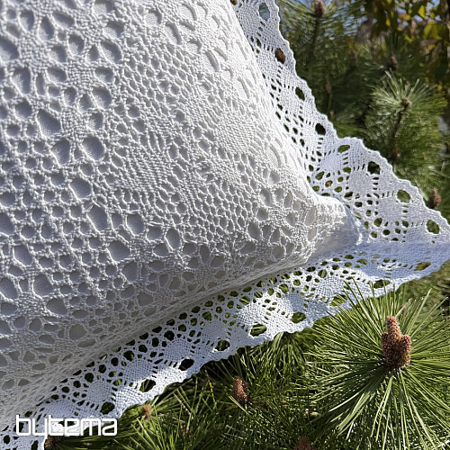Poszewka dekoracyjna LACE biała