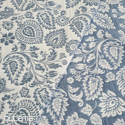 Tkanina dekoracyjna COSTA FLOR NIEBIESKA
