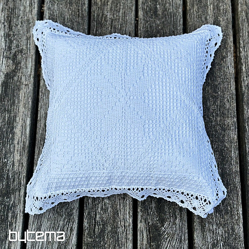 Pokrowiec dekoracyjny koronkowy LACE biały