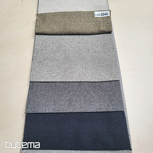Jednolita tkanina dekoracyjna designerska DIM OUT GERSTER 77045/0040 CIEMNY BEŻ